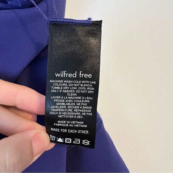 Aritzia Wilfred Free DIVINITY Romper in Purple Size XS - Picture 7 of 9